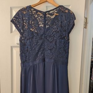 Formal dress navy blue